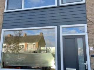 Gevelbekleding kozijnen